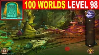 100 Worlds LEVEL 98 Walkthrough  Escape Room Game 100 Worlds Guide [upl. by Silado]