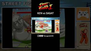 STREET FIGHTER II KEN vs SAGAT 22 [upl. by Llerut]