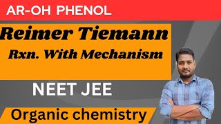 Reimer Tiemann Chemical Rxn in Phenol Salicylaldehyde Formation with mechanism education neet [upl. by Annasus]