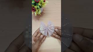 DIY Bow diy handmade artsbyruhi youtubeshorts ruhicrafter shortvideo [upl. by Binetta645]