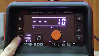 MIG 200E LED MIGTIGMMA 3in1 Welder Synergic Full Screen LED Display [upl. by Ursuline]