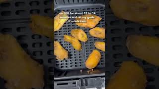 Making Plantains in my Air Fryer using frozen plantains [upl. by Liuqa336]