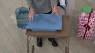 Table Mate XL Multipurpose Adjustable Folding Table on QVC [upl. by Hoes]