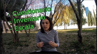 Cuestionario Inventario y Escala  Evaluación Psicológica  UNED Psicología [upl. by Melitta]