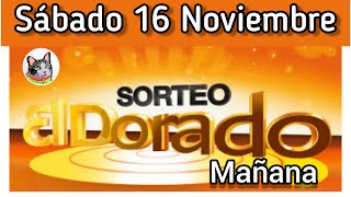 Resultado EL DORADO MAÑANA Sabado 16 de Noviembre de 2024 [upl. by Arodnahs502]