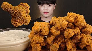 뿌링클닭다리 뿌링뿌링소스 11개 듬뿍 치킨 먹방 BHC KOREAN SWEET FRIED CHICKEN ASMR MUKBANG チキン ไก่ทอด gà rán [upl. by Anerdna]