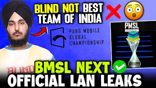 BMSL Next Official Lan 🚨 Blind Reply Best Team 🇮🇳😱 [upl. by Sabsay]