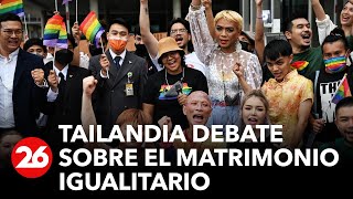 Tailandia inicia debate por matrimonio igualitario [upl. by Herr]