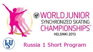 15 Team Russia 1 RUS  ISU World Junior Synchronized Championsh Junior Synchronized Skating Short [upl. by Nair]