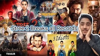 Stree 2 Breaks All Records  Bollywood Blockbuster Movie of 2024  Collection movie Bollywood [upl. by Ahsyt]