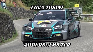 TROFEO VALLECAMONICA 2024  LUCA TOSINI  AUDI RS3 LMS TCR  VIDEO BELLUNOVIDEO [upl. by Anin]