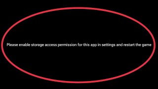 BGMI Fix Please enable storage access permission for this app in settings and restart the game [upl. by Isla]