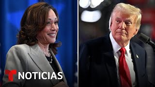 ¿Quiénes apoyan a Kamala Harris y quiénes a Trump Esto muestran las encuestas  Noticias Telemundo [upl. by Odey]