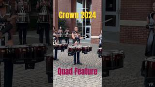 Carolina Crown 2024 Quads are INSANE [upl. by Rairb]