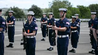 HMS RALEIGH drill practice [upl. by Ileak]