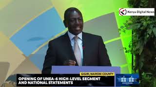 President Rutos powerful speech during the opening of UNEA highlevel segment and National segments [upl. by Innep]