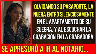 Lo que la mujer escuchó en la grabación la hizo ir al notario [upl. by Kristo]