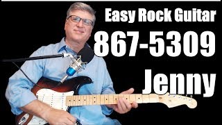 8675309 Jenny Guitar Lesson  Easy Rock Guitar Tutorial  Tommy Tutone [upl. by Elise]