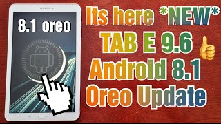 Samsung Galaxy Tab E 96 Android 81 Oreo LineageOS 151 its Finally Here T560T561 Quick Review [upl. by Eimorej482]