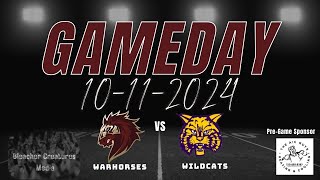 Devine Warhorses Vs Carrizo Spring Wildcats 101124 [upl. by Anahs]