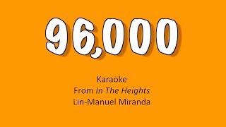 96000  In The Heights  TIG Music Karaoke Cover [upl. by Bailie]