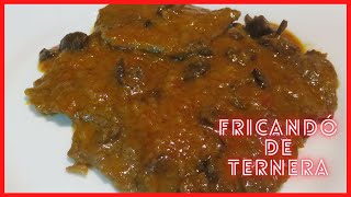 🔴 CÓMO PREPARAR FRICANDÓ DE TERNERA 🤤 RECETA FÁCIL [upl. by Ytsirhk]