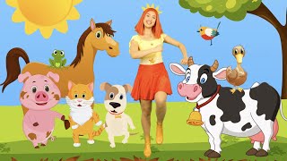 Lucilla  TUTTI GLI ANIMALI Cantan con me 🐶 🐱 🐮 🐴 [upl. by Reginnej]