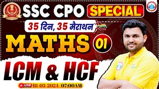 SSC CPO 2024  SSC CPO Maths Marathon LCM amp HCF CPO Maths Previous Year Questions By Rahul Sir [upl. by Elsinore]