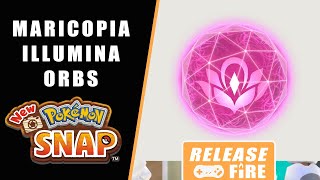 New Pokémon Snap Island 4 glowing crystal bloom in the ocean  Maricopia Illumina Orbs Lental Sea [upl. by Gertrud]