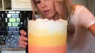 Peach Crisp Ombré Cake  Timelapse  Neurotic Mom Bakes [upl. by Annayak]