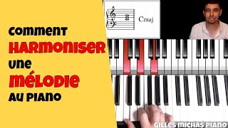 Comment harmoniser une melodie au piano [upl. by Hermy]