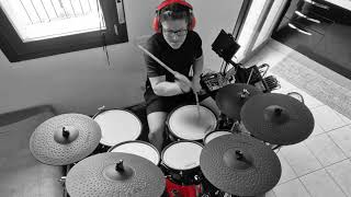 GUARANTEED  LEVEL 42  DRUM COVER ON ALESIS STRIKE PRO SE EDITION EDRUMS [upl. by Atinaej]