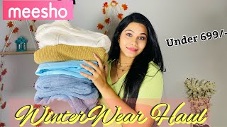 I Got Winter Wears From Meesho  Meesho Winter Wear Haul 🤩 [upl. by Nazay970]