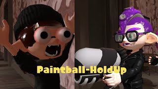 Paintball Hold Up Splatoon Stopmotion [upl. by Iaw]