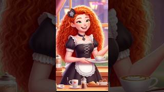 princess merida maid coffee cafe☕️meridadisney [upl. by Pasco]