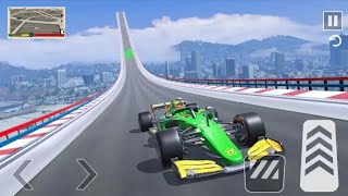 Ultimate Formula Car Racing Stunts 3D  Impossible Mega Ramp GT Car 3D  Android GamePlay [upl. by Odrarej]