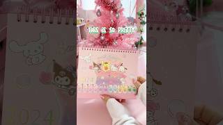 Sanrio Calendar 2024 kawaii sanrio newyear shorts [upl. by Sseb583]