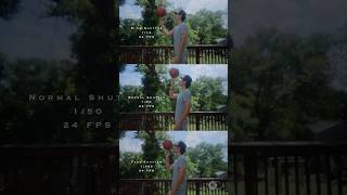 Shutter Speed Comparison SonyFX3 OrnelasProductions [upl. by Lathe]