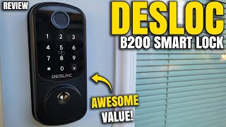 This Smart Lock is TOO GOOD For It’s Price  DESLOC B200 Fingerprint Smart Lock Review [upl. by Varden]