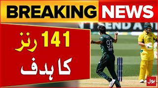 Australia Set 144 Target for Pakistan  Pak vs Aus  Breaking News [upl. by Bronwen]