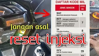 Cara reset injeksi manual PGMFI Honda amp setting altitude [upl. by Aninotna]