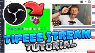 OBS TIPEEESTREAM TUTORIAL BESSERER LIVESTREAMER WERDEN DEUTSCH [upl. by Ecirpac136]