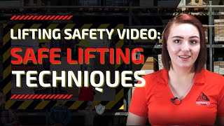 Lifting Safety Video Safe Lifting Techniques in the Workplace [upl. by Aun643]