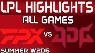 FPX vs JDG Highlights ALL GAMES LPL Summer 2024 FunPlus Phoenix vs JD Gaming by Onivia [upl. by Baun]