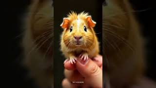 Tiny Guinea Pig on My Finger 🐹💖 Adorable Mini Pet [upl. by Reld]