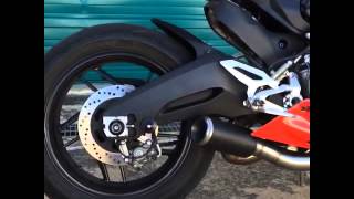 Ducati panigale 899 CRT exhaust by SCProject [upl. by Minni270]