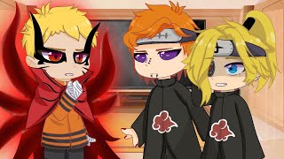 Akatsuki React To Naruto As Hokage  Gacha Club [upl. by Lesser826]