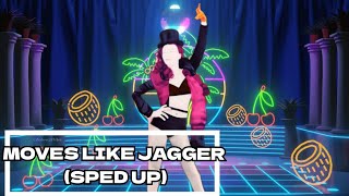 Just Dance 2025 Fanmade Edition  Moves Like Jagger sped up by Maroon 5 [upl. by Hinch237]