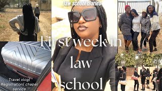 LAW SCHOOL DIARIES first week of resumptiontravel vlog registration weekend [upl. by Adler593]