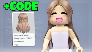 CODES THAT GIVE YOU FREE HAIR ON ROBLOX [upl. by Yslehc]